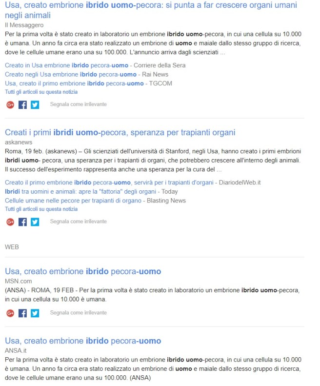 ibrido uomo pecora